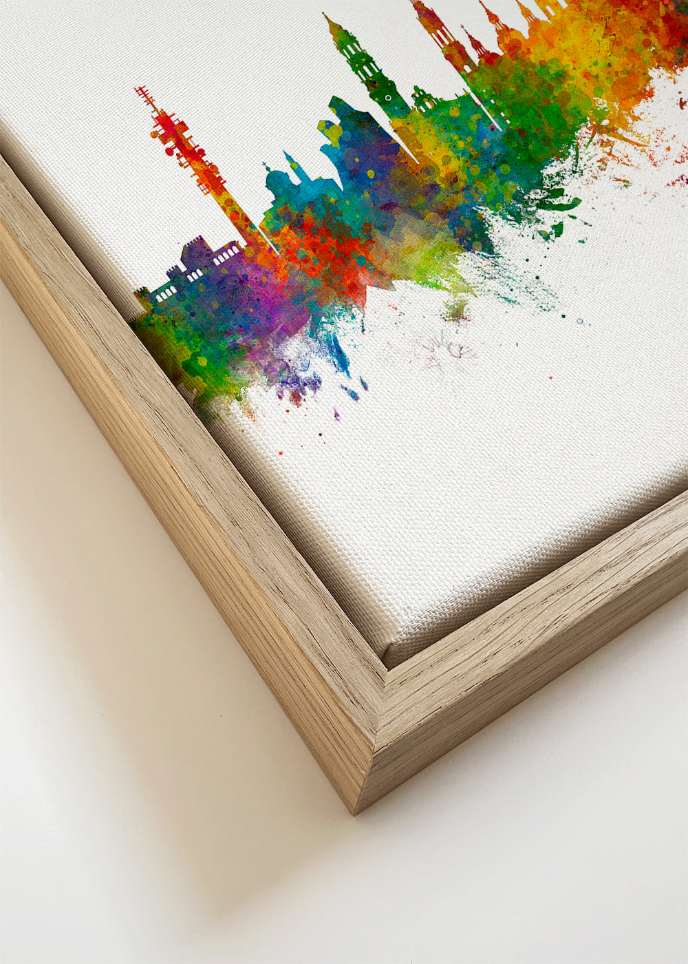 Zaragoza skyline multicoloré