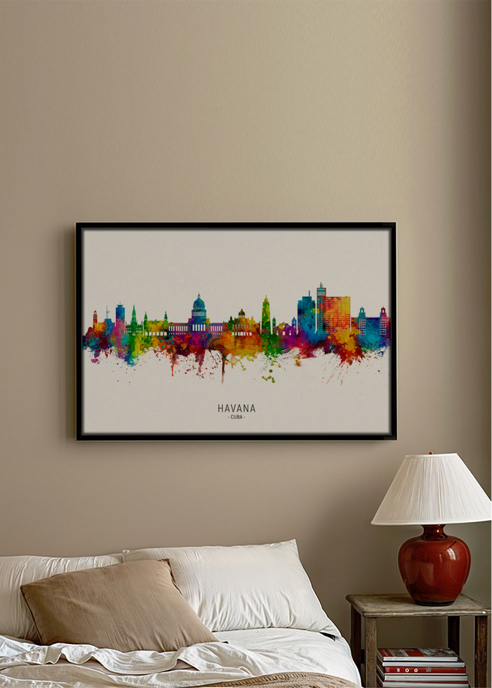 Havana skyline multicoloré