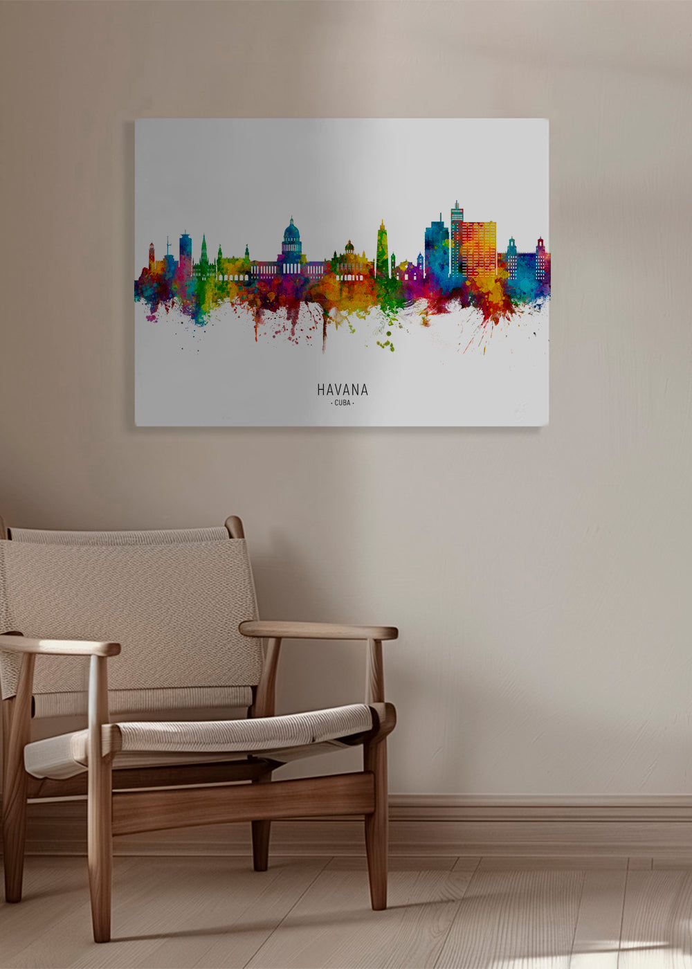 Havana skyline multicoloré