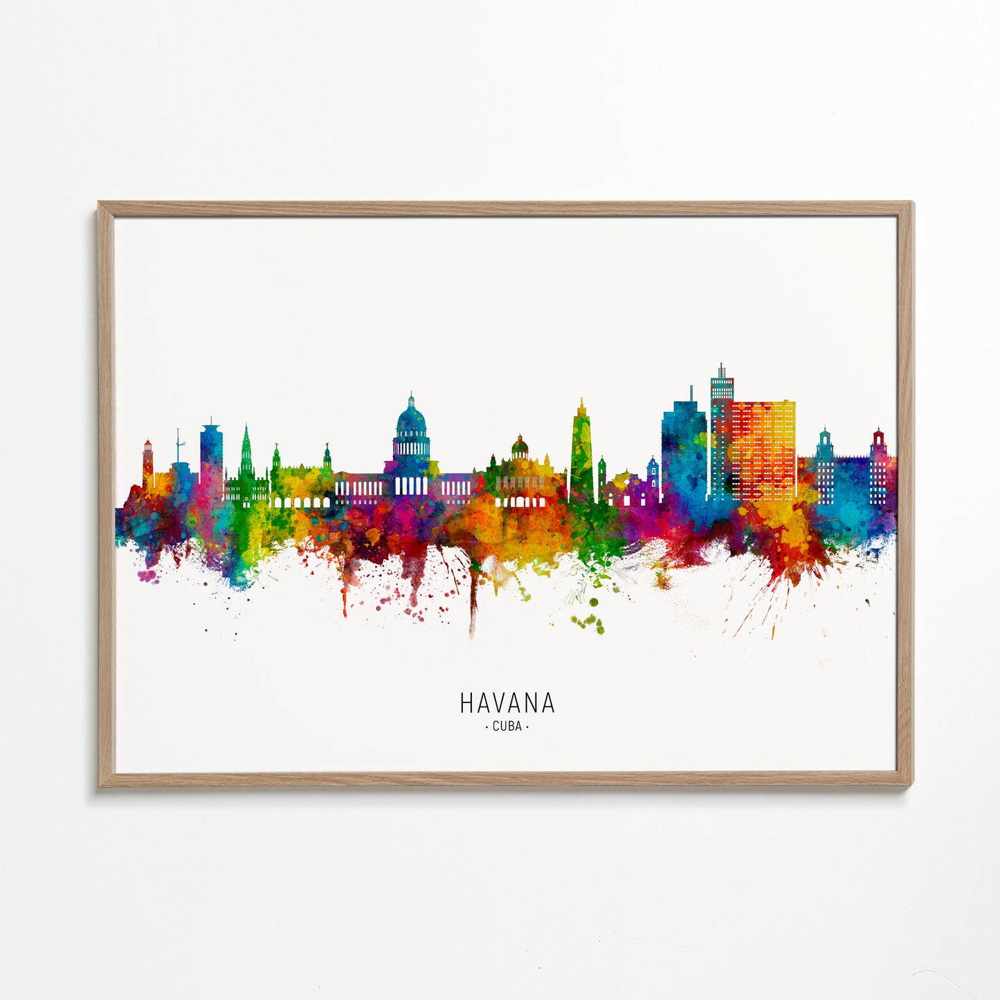 Havana skyline multicoloré