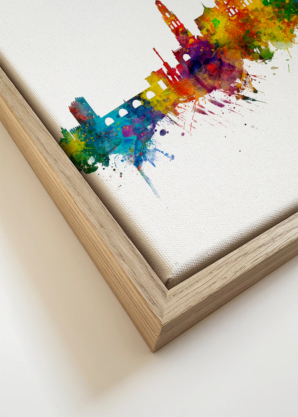 Córdoba skyline multicoloré