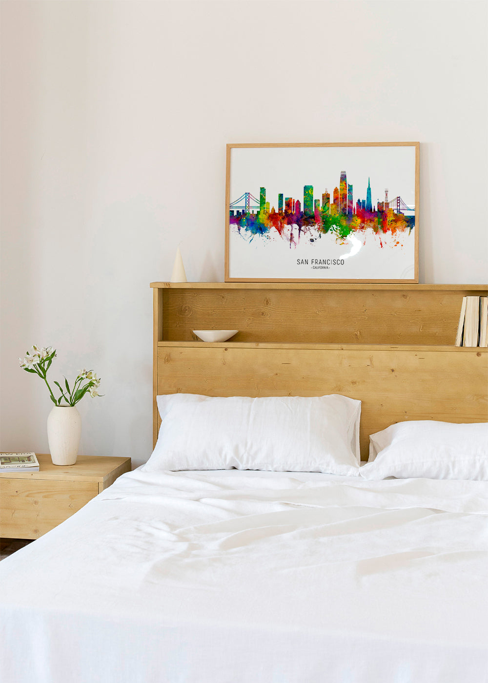 San Francisco skyline multicoloré