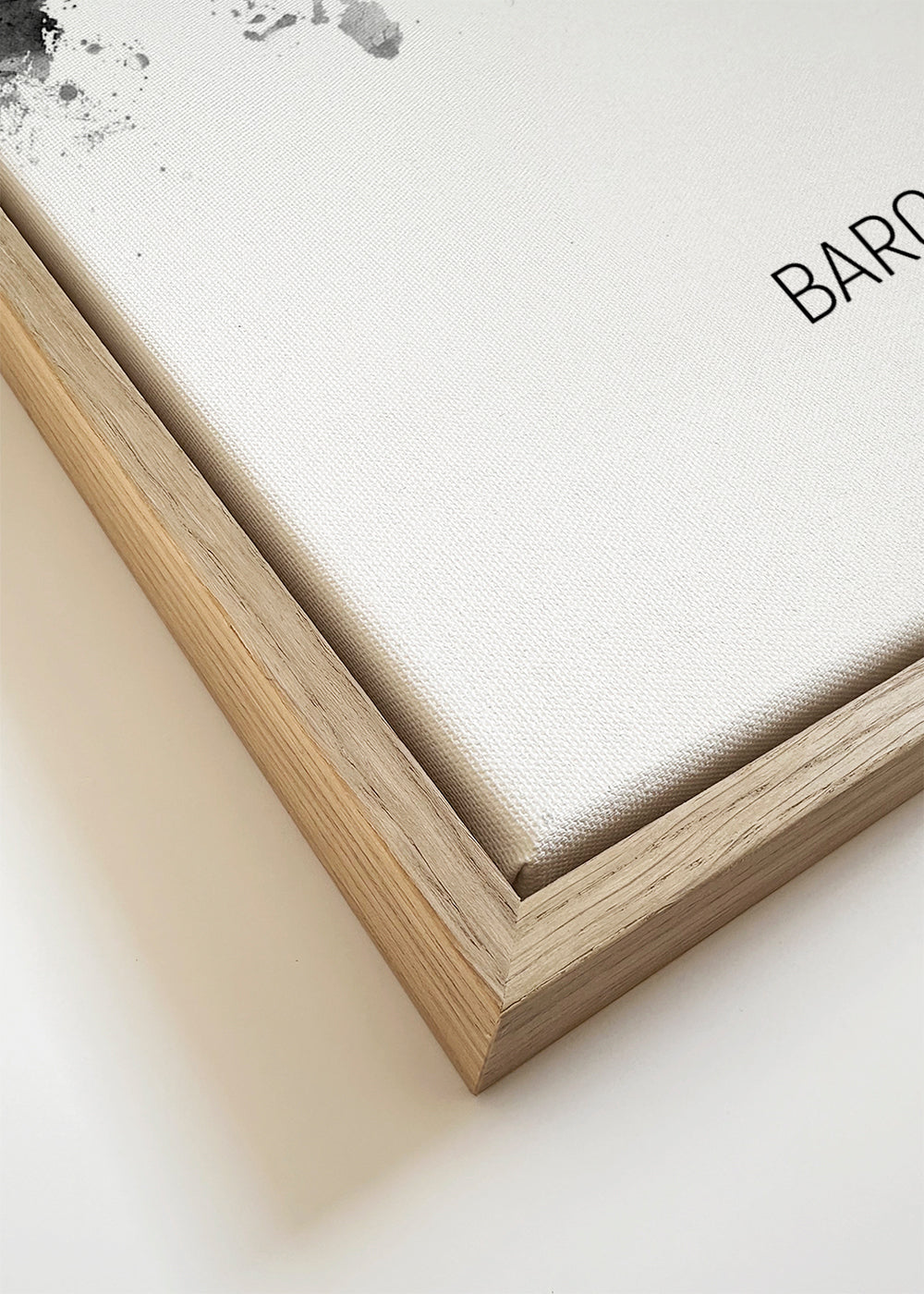 Barcelona skyline noir et blanc