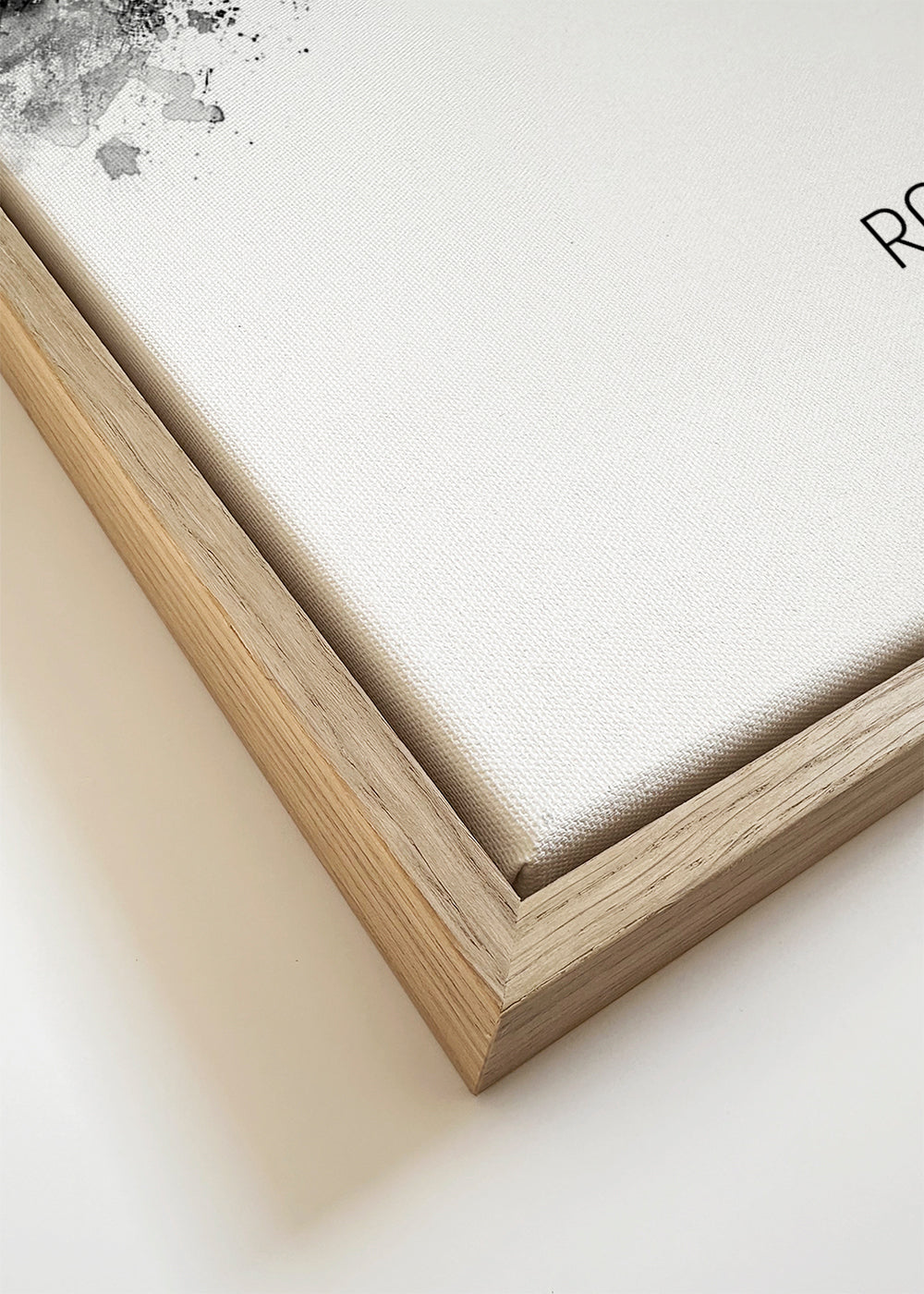 Rome skyline noir et blanc