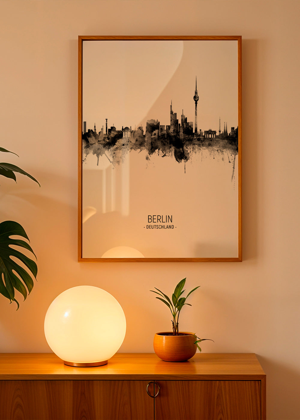 Berlin skyline noir et blanc