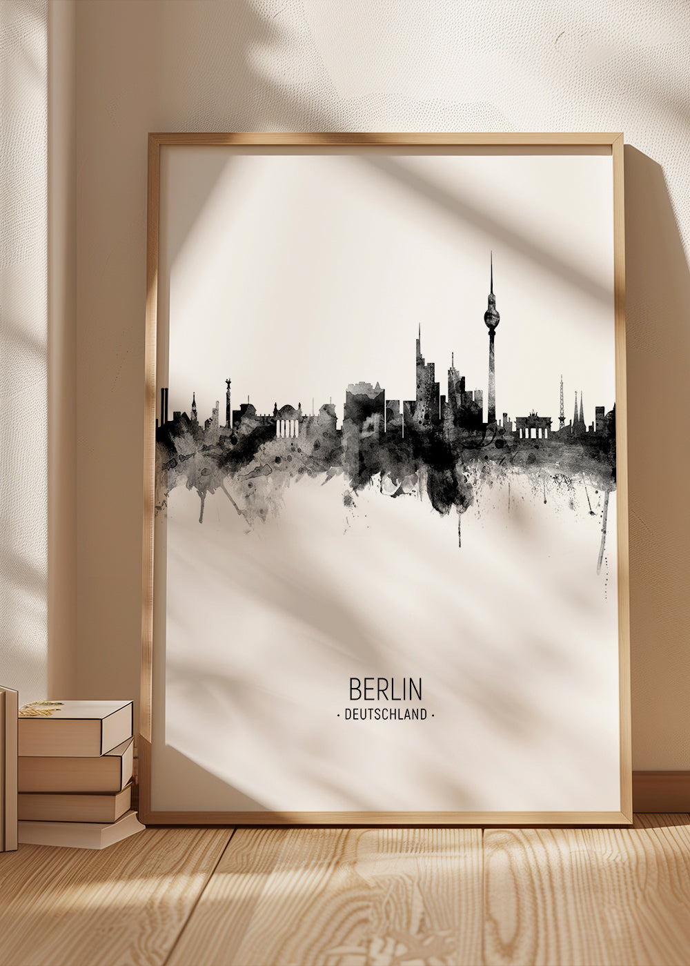 Berlin skyline noir et blanc