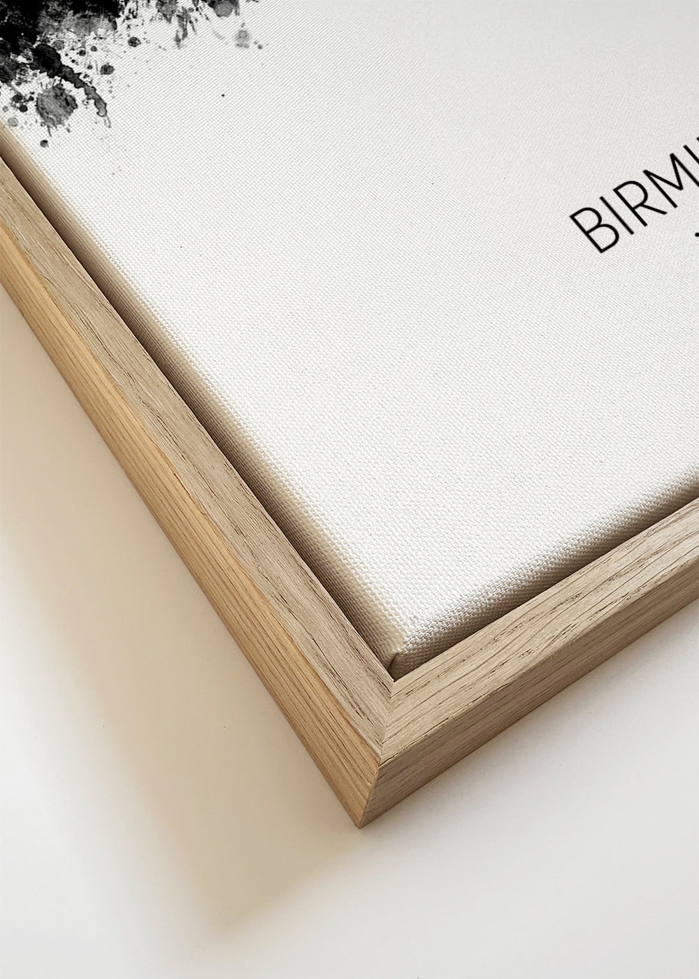 Birmingham skyline noir et blanc