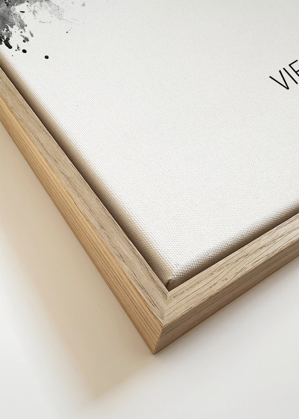 Vienna skyline noir et blanc