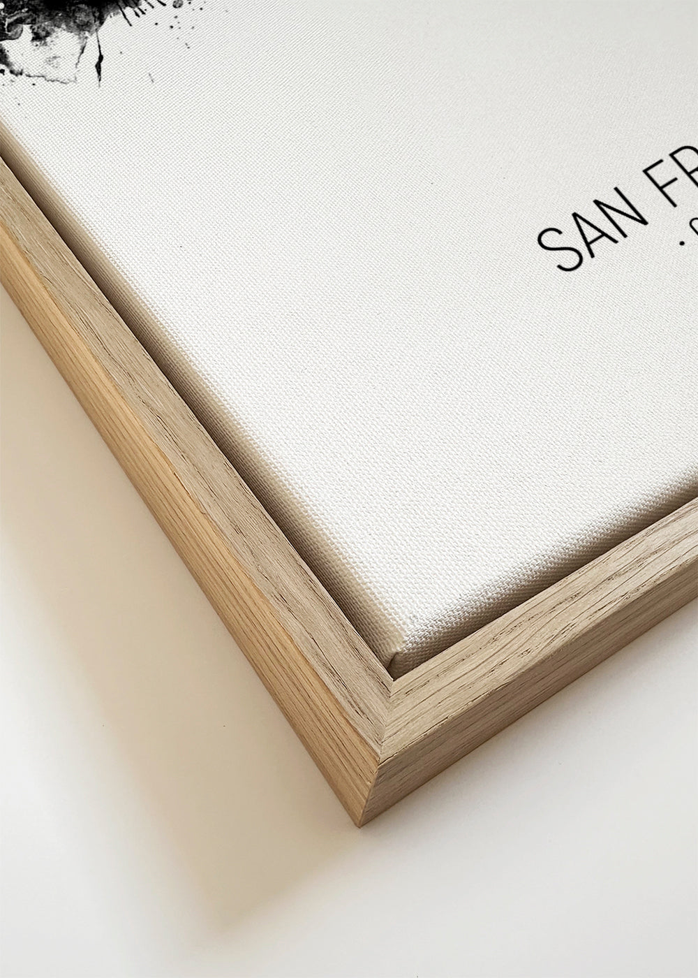 San Francisco skyline noir et blanc