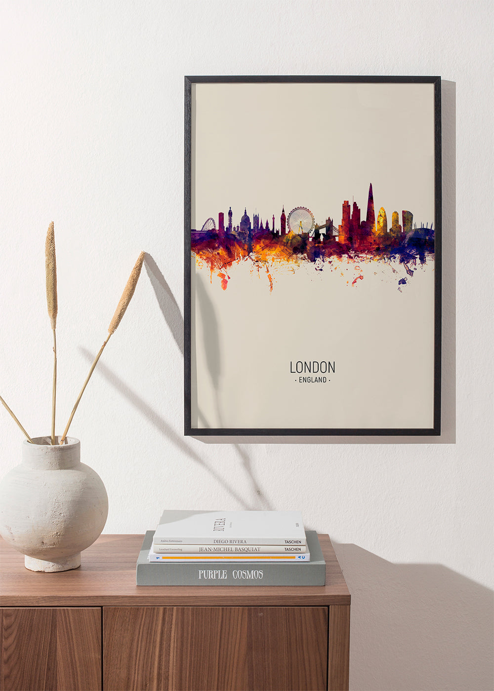 London skyline beige