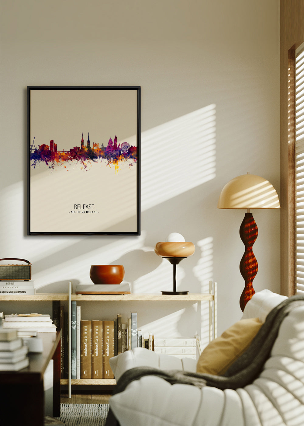 Belfast skyline beige