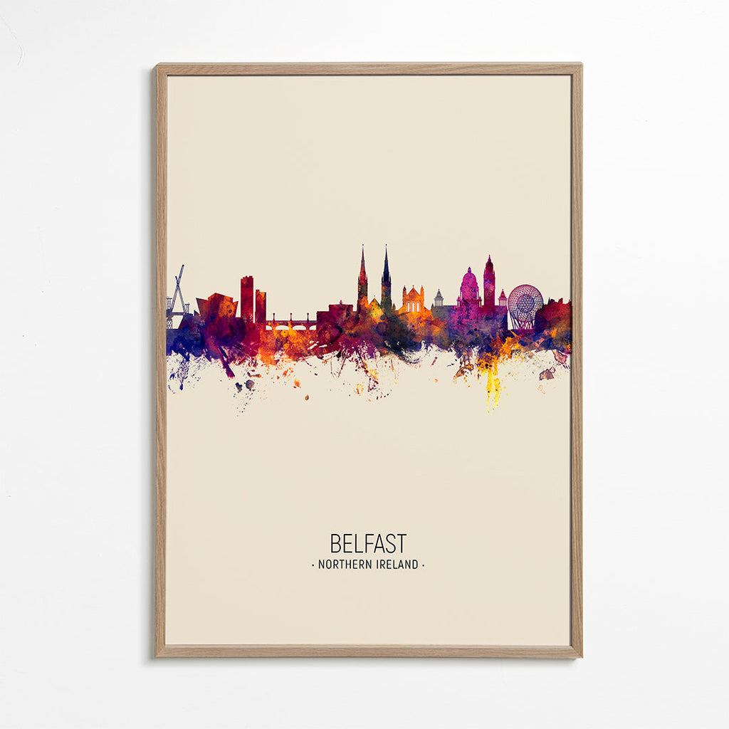 Belfast skyline beige