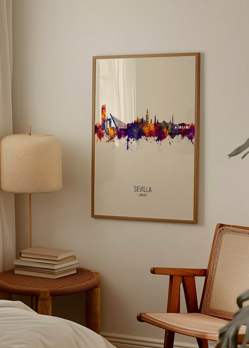 Sevilla skyline beige