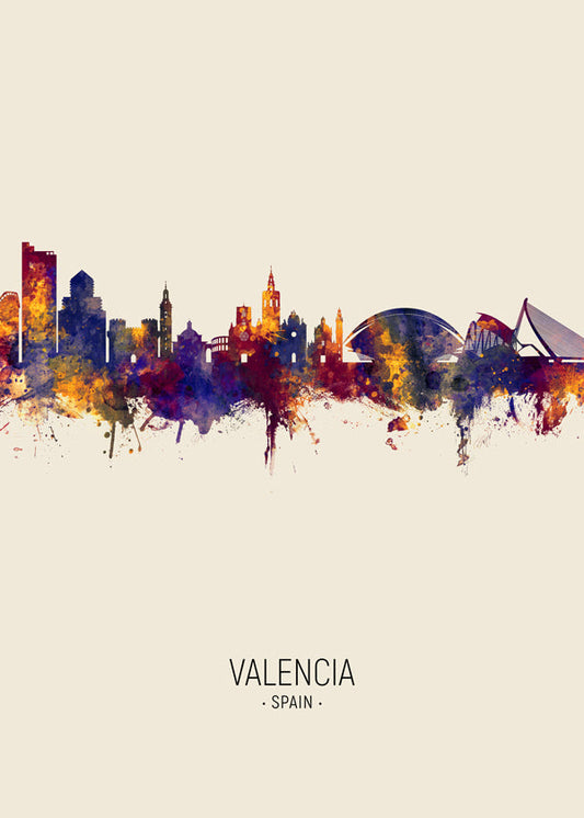 Valencia skyline beige