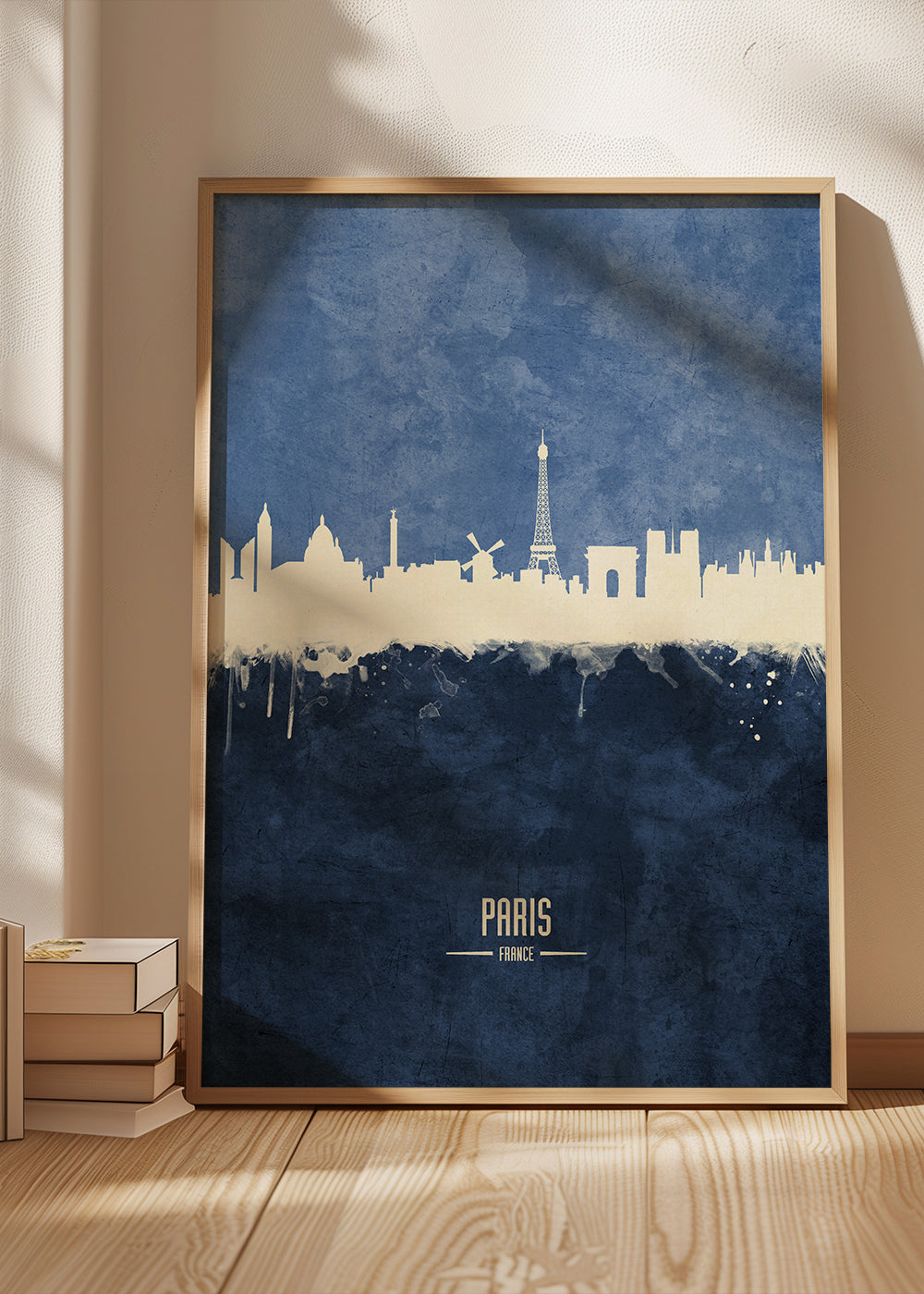 Paris skyline bleu