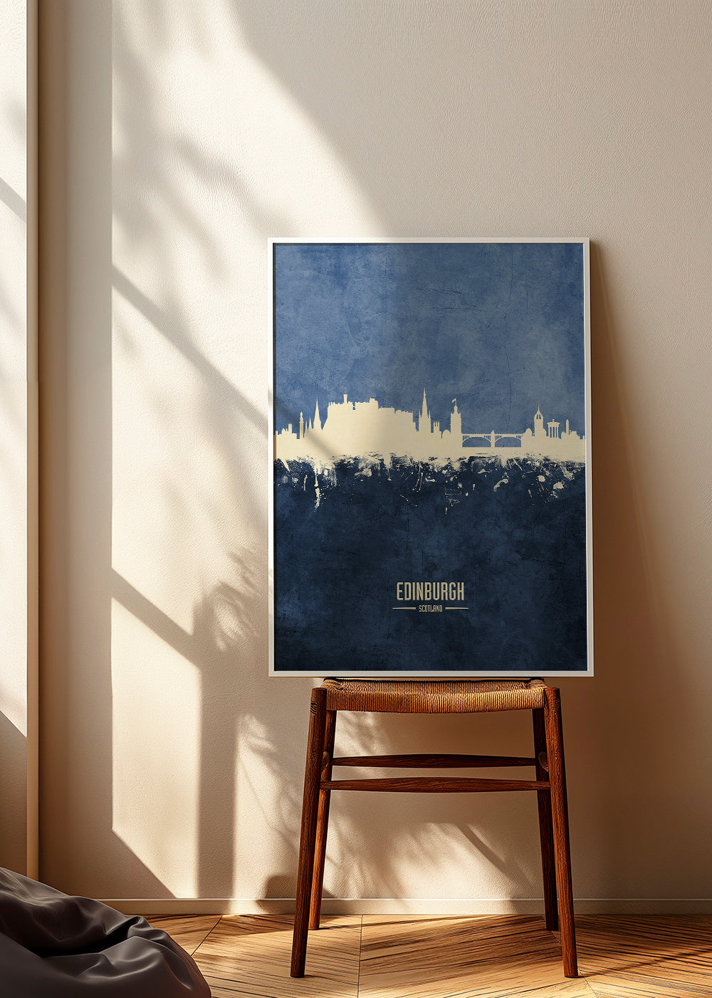 Edinburgh skyline bleu