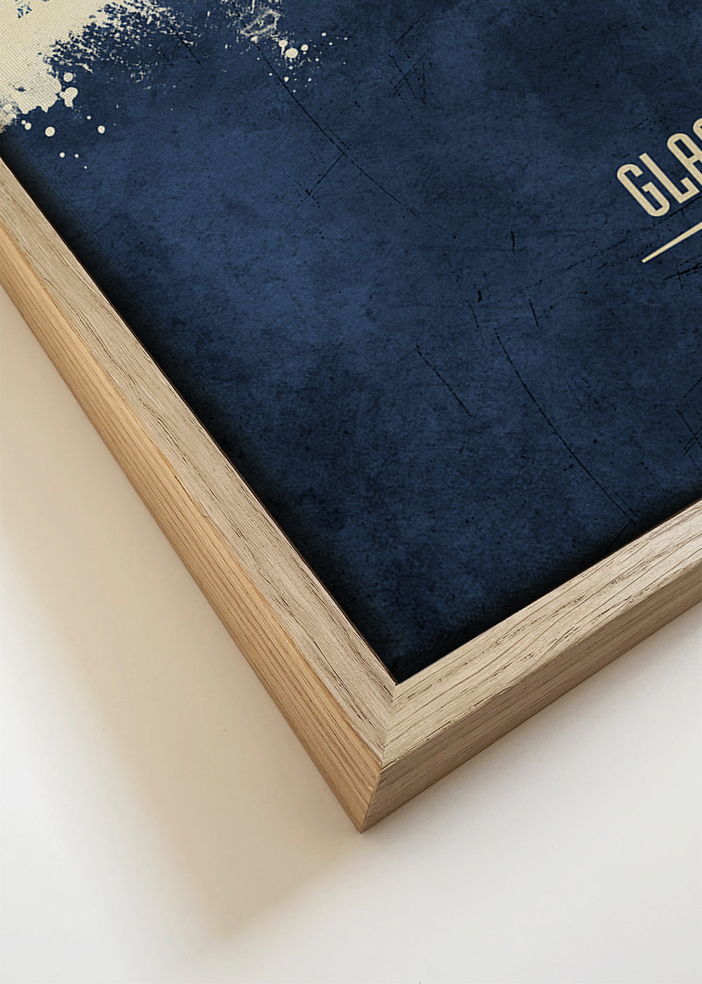 Glasgow skyline bleu