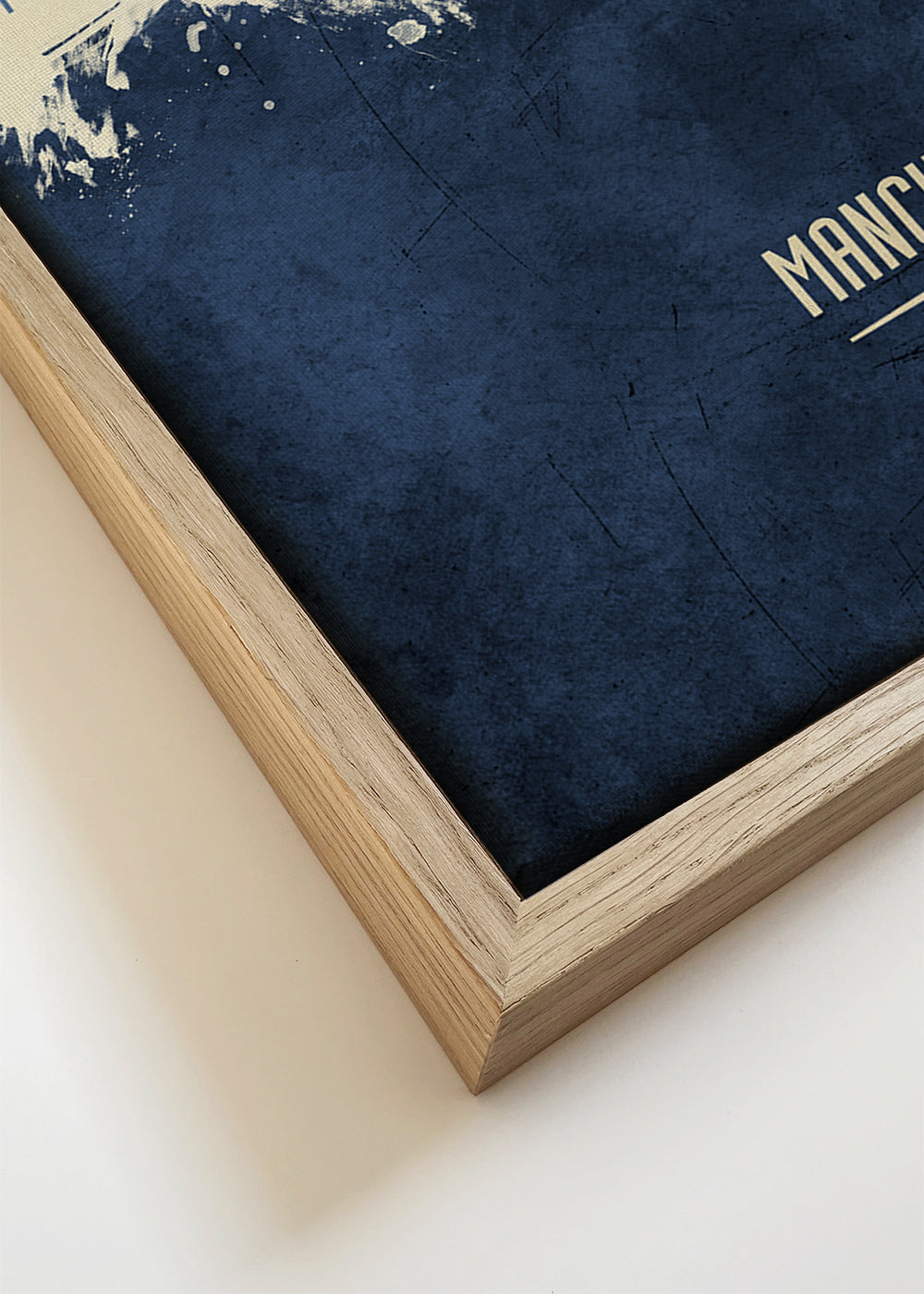 Manchester skyline bleu