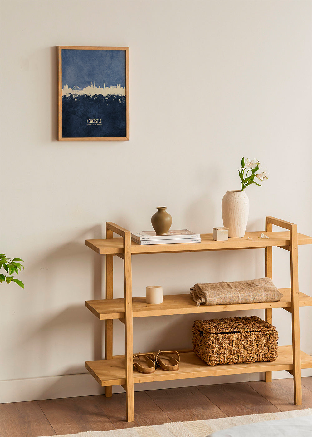 Newcastle skyline bleu