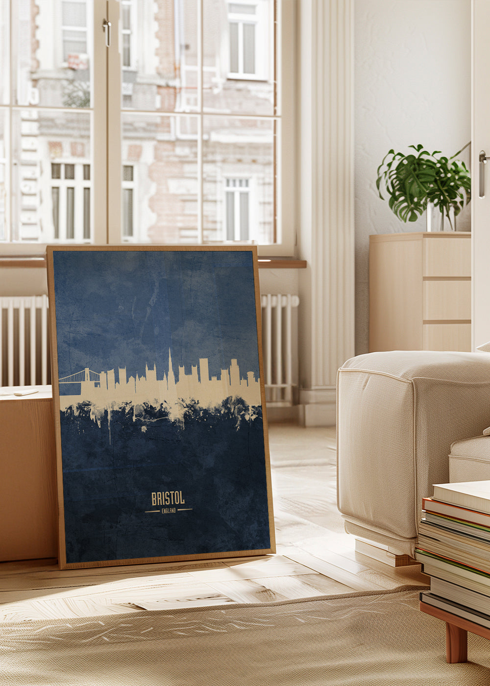 Bristol skyline bleu