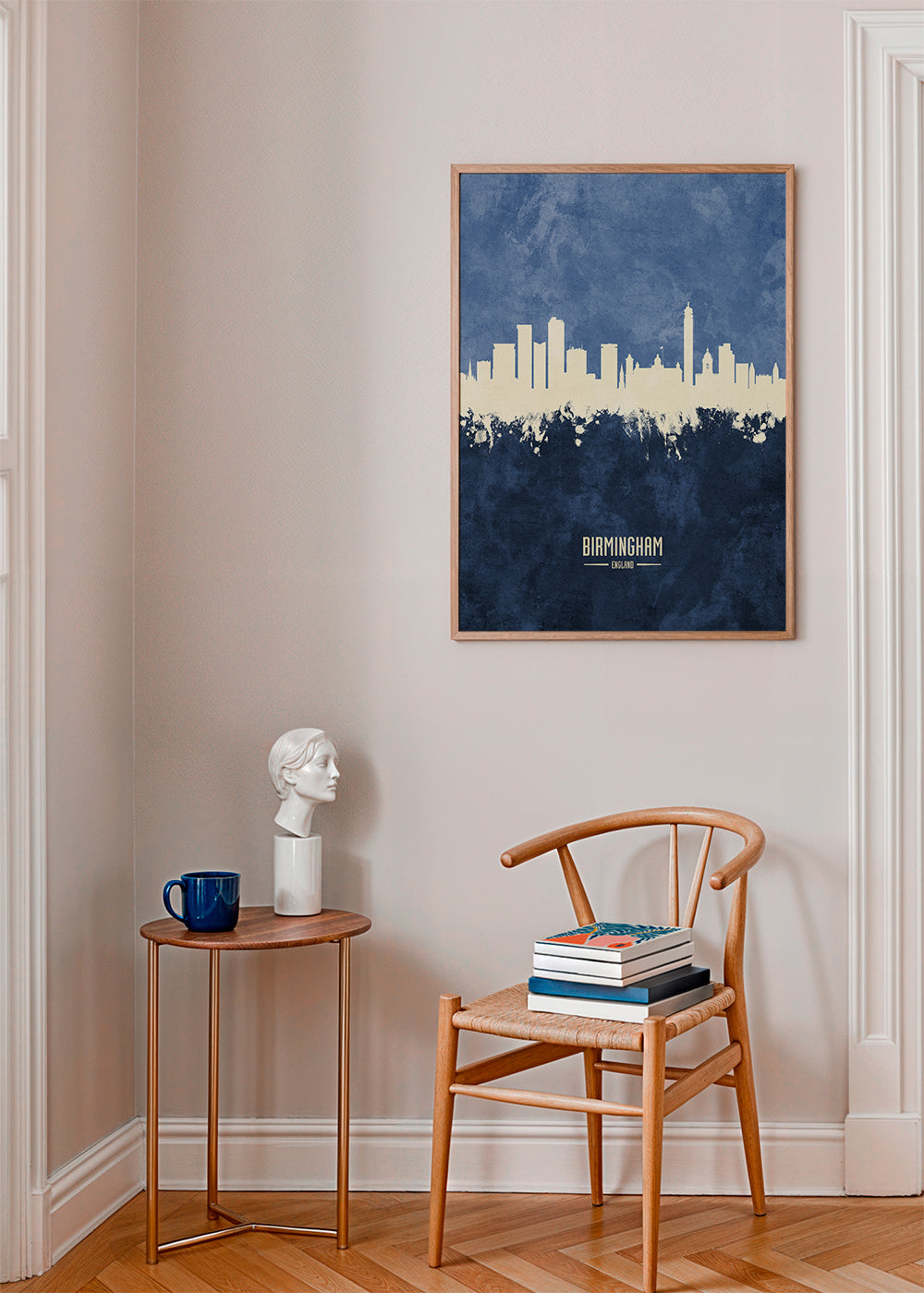 Birmingham skyline bleu