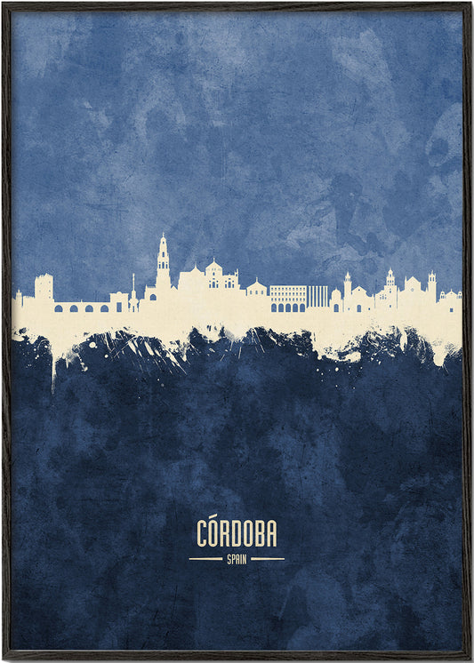 Córdoba skyline bleu