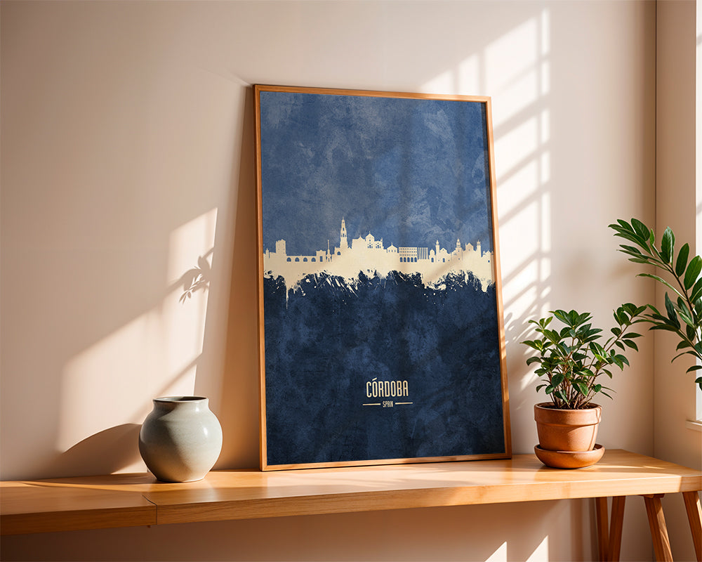 Córdoba skyline bleu