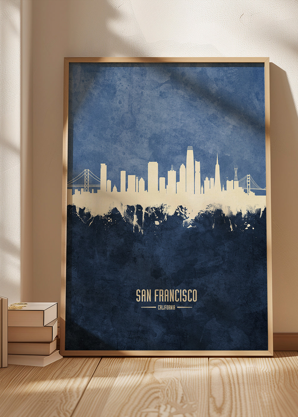 San Francisco skyline bleu