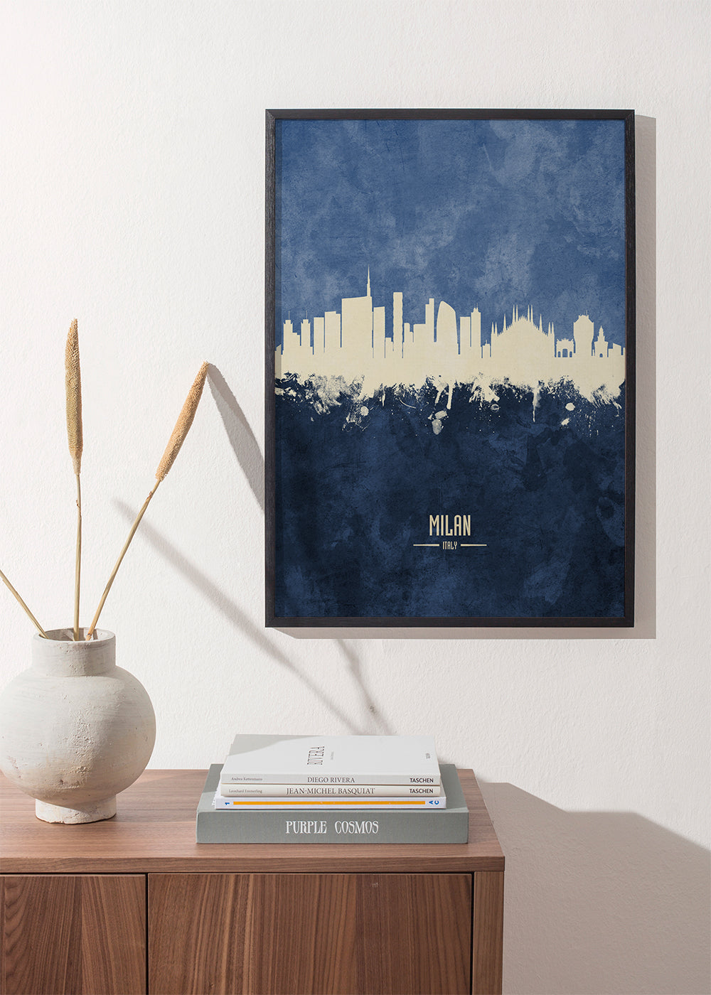 Milan skyline bleu