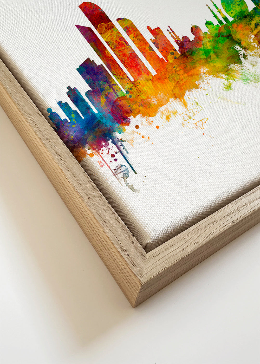 Abu Dhabi Skyline multicolore