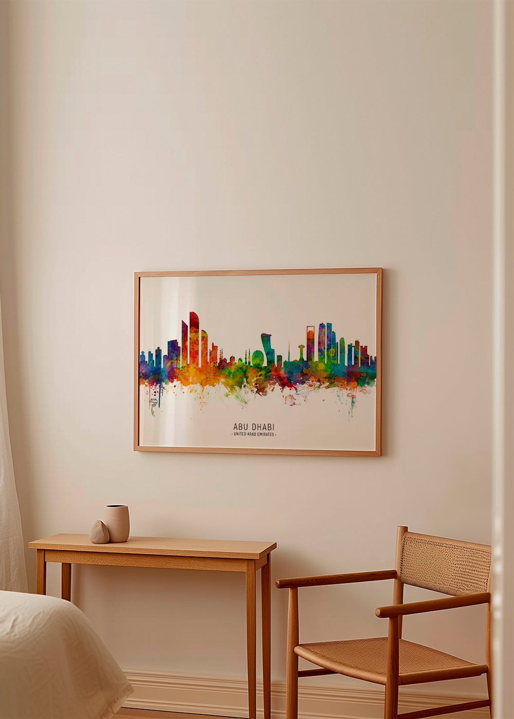 Abu Dhabi Skyline multicolore