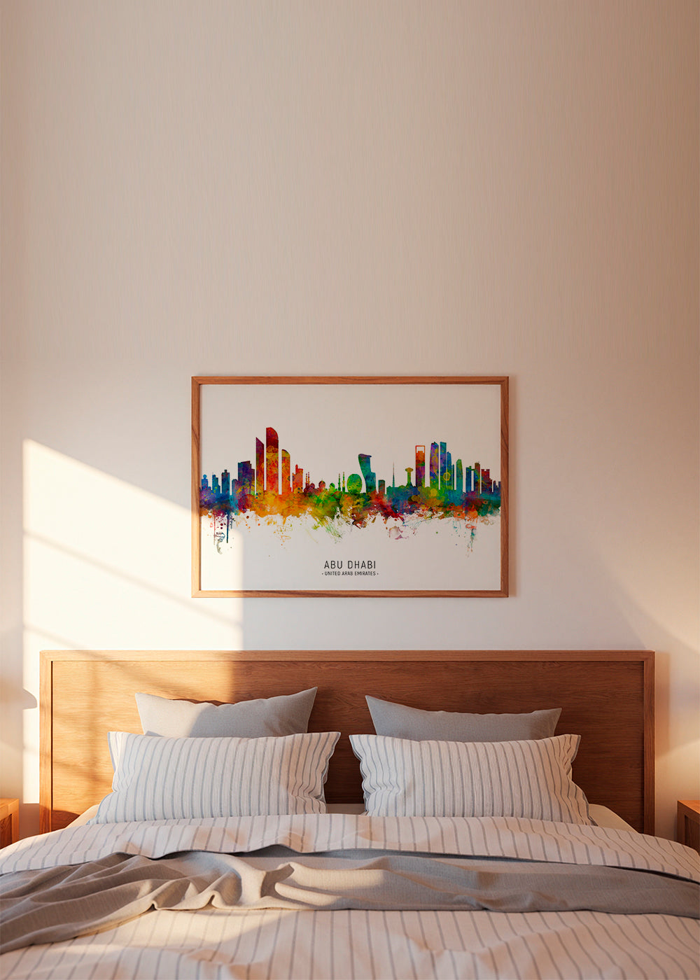 Abu Dhabi Skyline multicolore