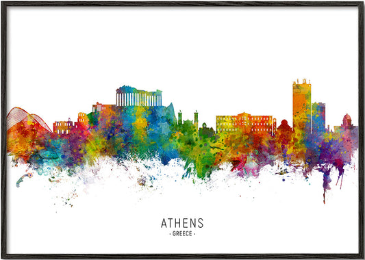 Athens Skyline multicolore