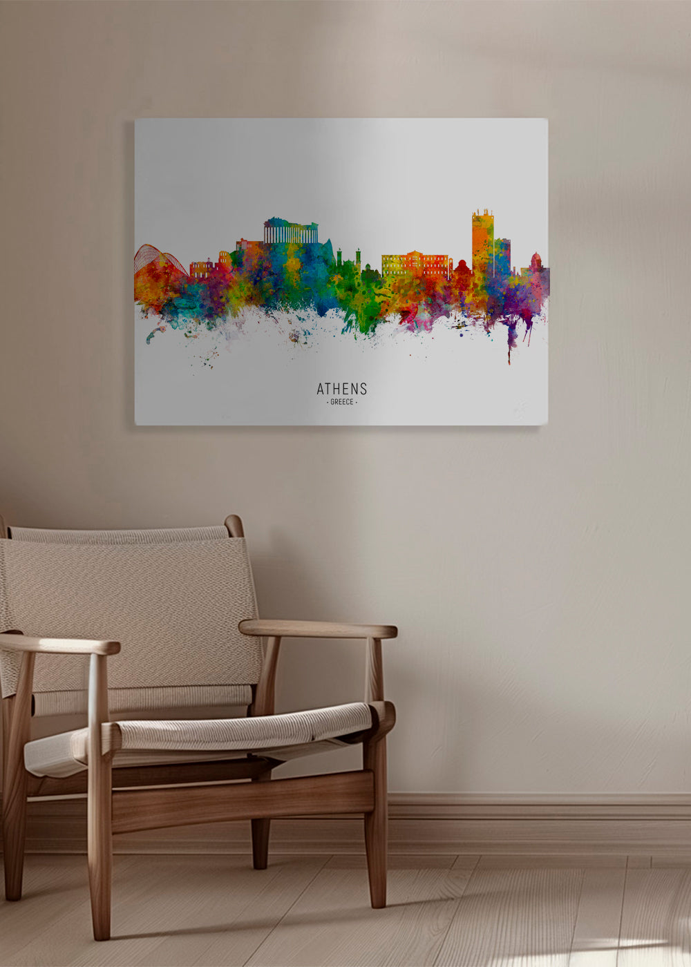 Athens Skyline multicolore