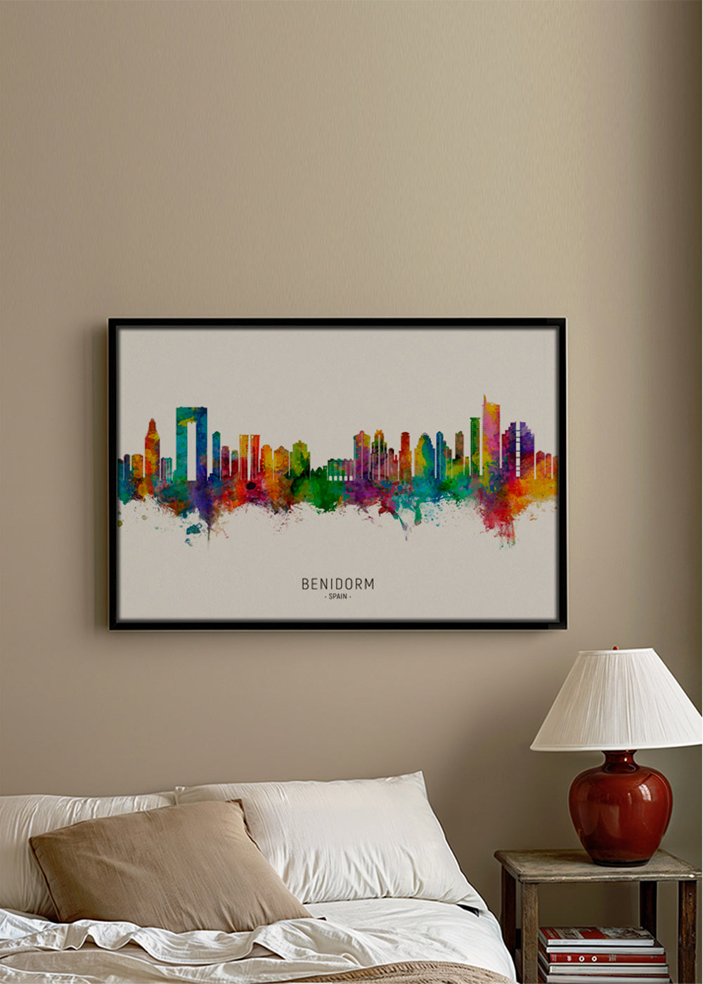 Benidorm Skyline multicolore