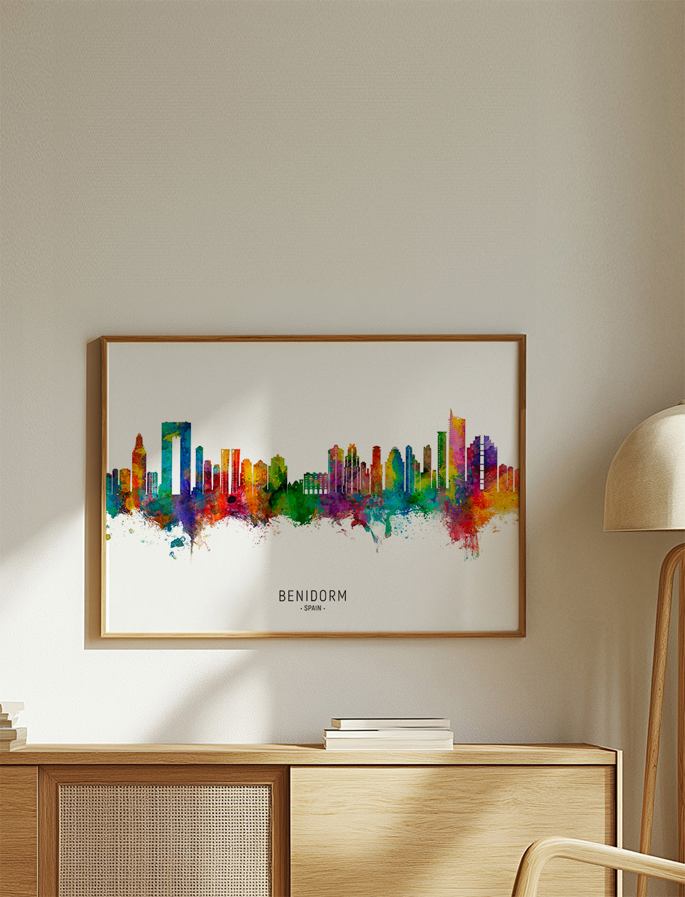 Benidorm Skyline multicolore