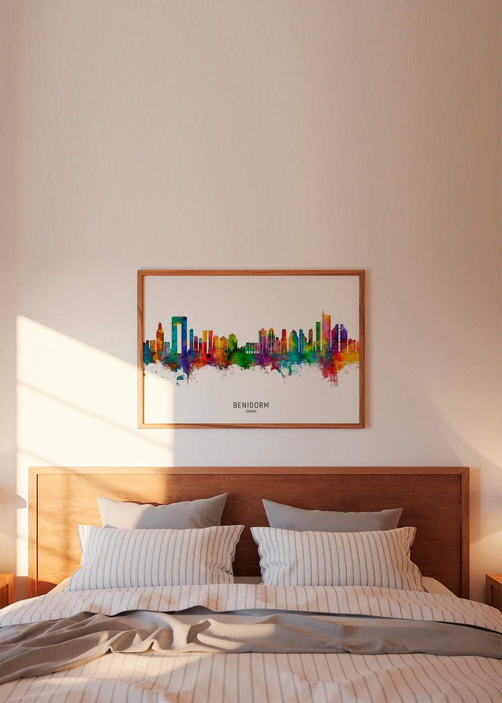 Benidorm Skyline multicolore