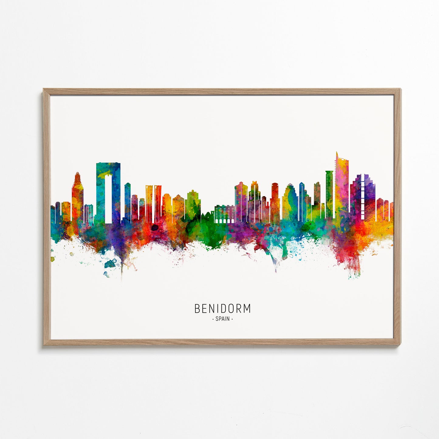 Benidorm Skyline multicolore
