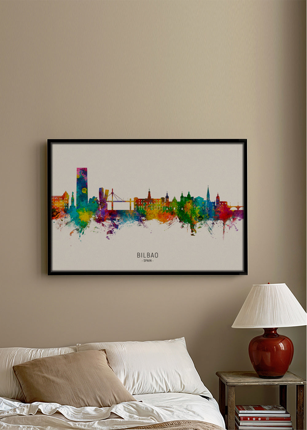 Bilbao Skyline multicolore