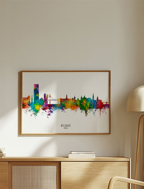 Bilbao Skyline multicolore