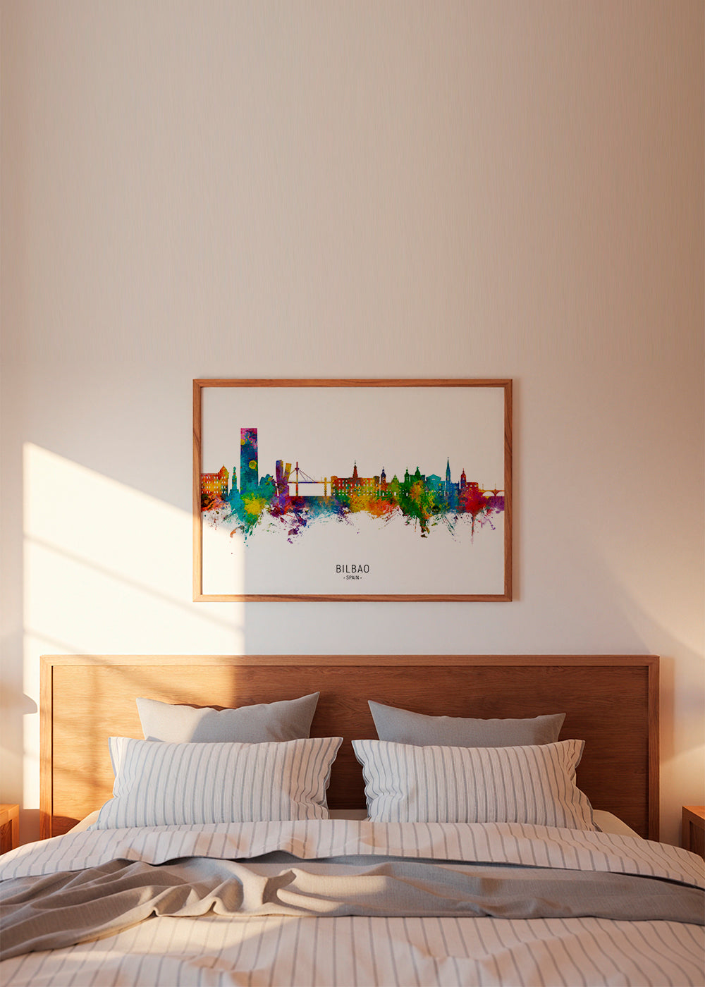 Bilbao Skyline multicolore