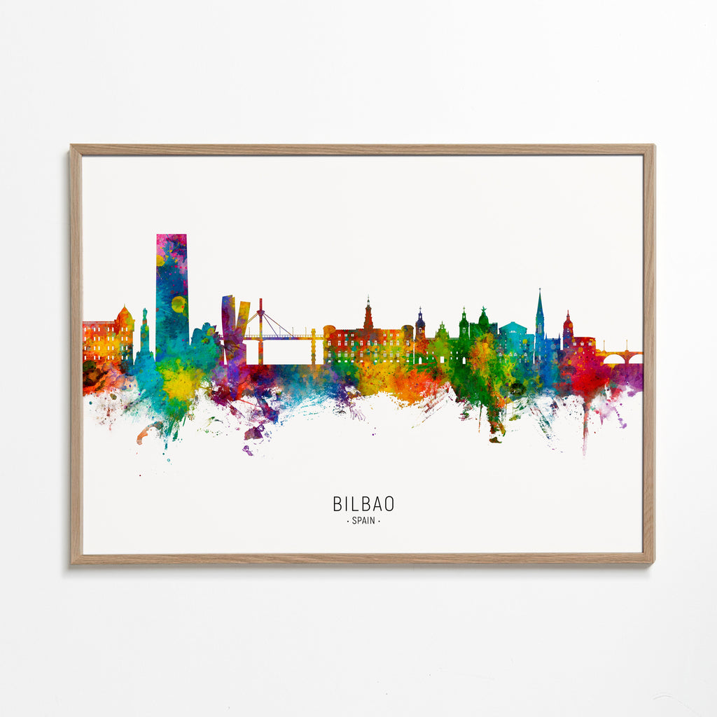 Bilbao Skyline multicolore