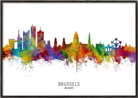Brussels Skyline multicolore