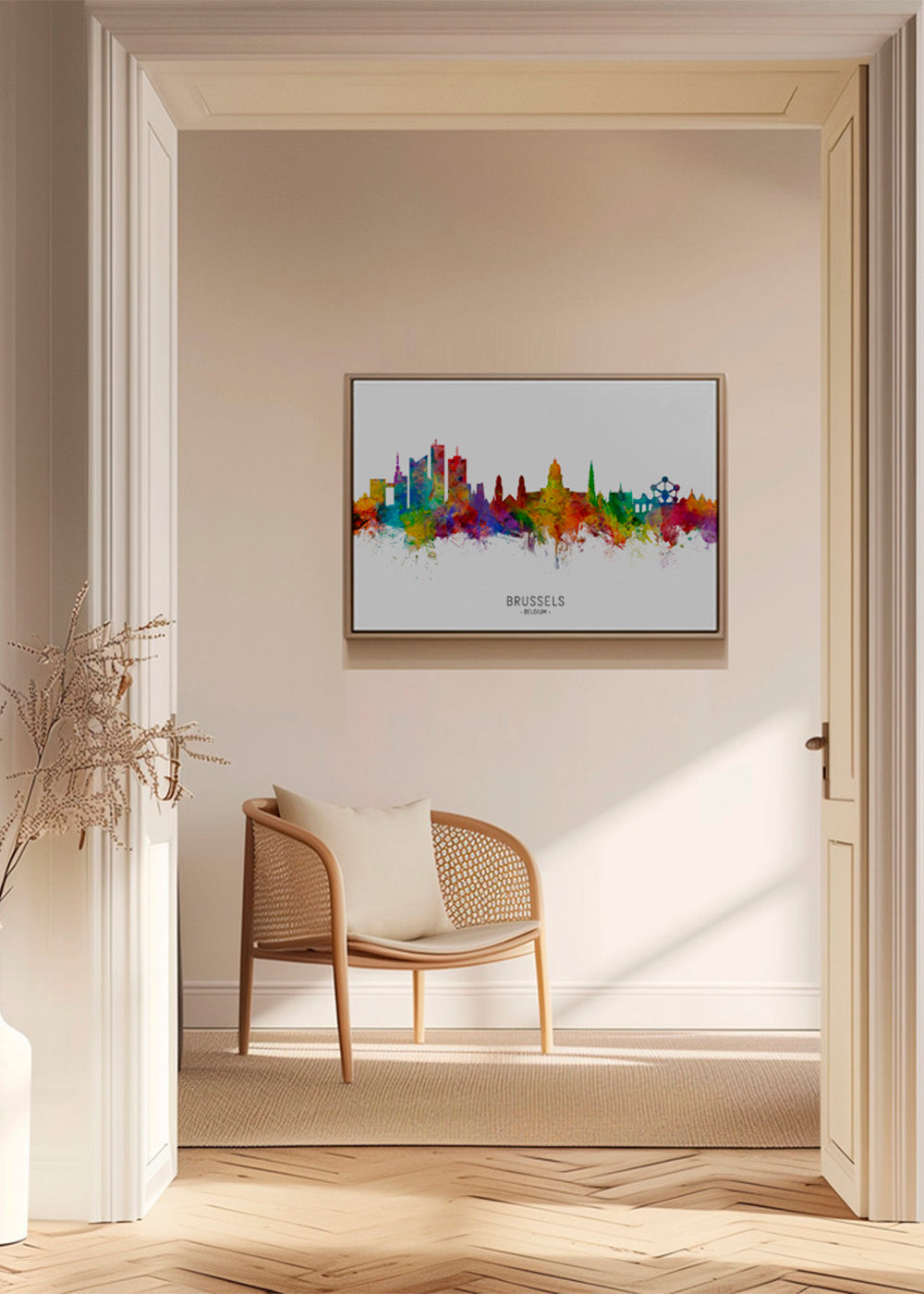 Brussels Skyline multicolore