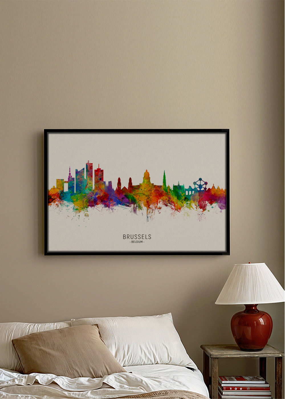 Brussels Skyline multicolore