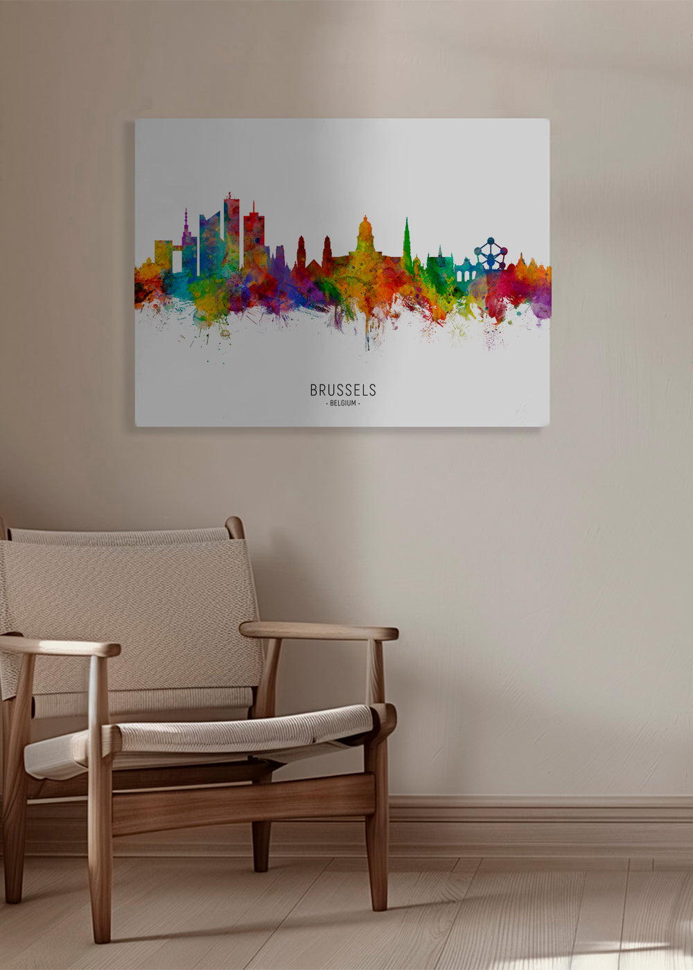 Brussels Skyline multicolore