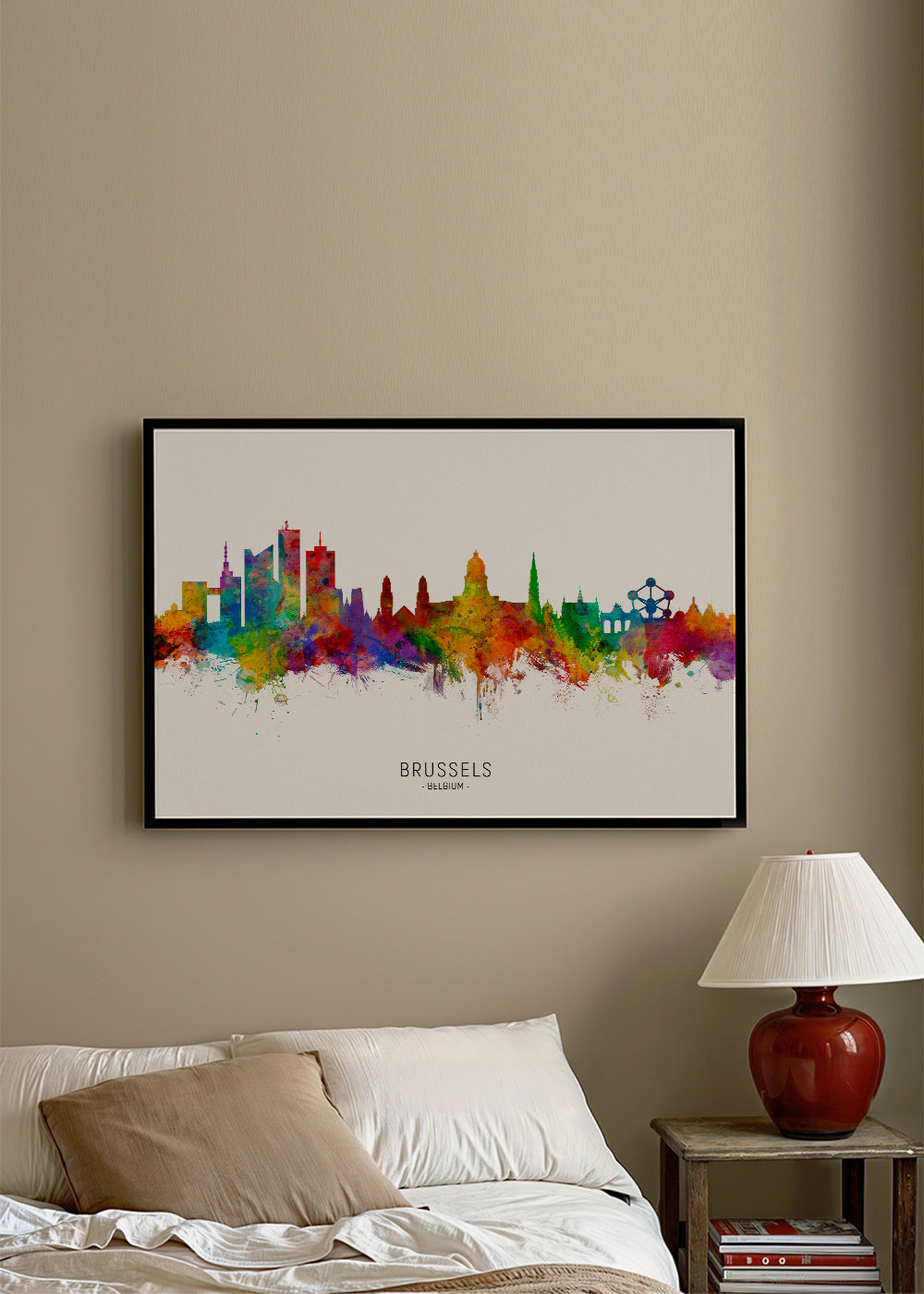 Brussels Skyline multicolore