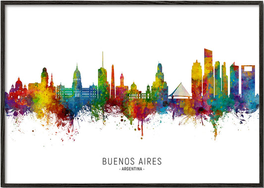 Buenos Aires Skyline multicolore