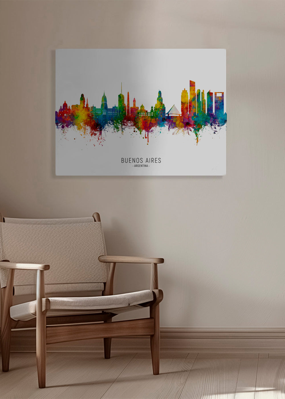 Buenos Aires Skyline multicolore
