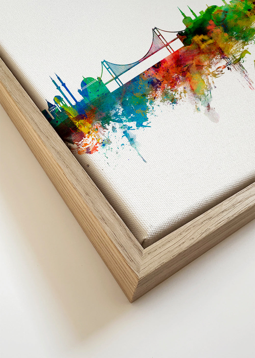 Istanbul Skyline multicolore